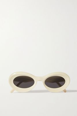Loop Oversized Round-Frame Acetate Sunglasses from Loewe