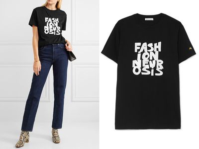 Printed Cotton-Jersey T-Shirt from Bella Freud