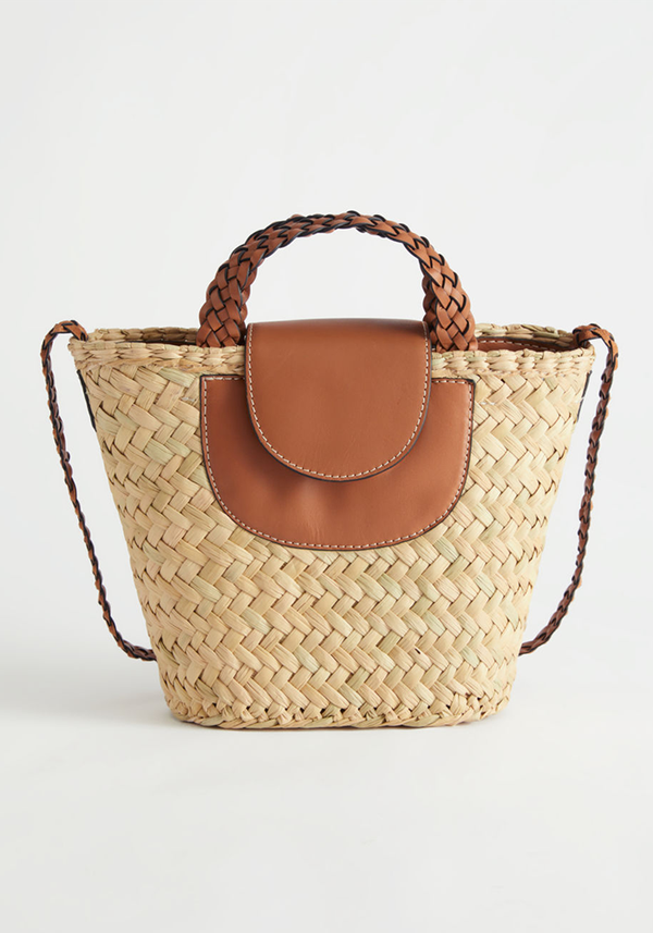 Small Straw Tote Bag