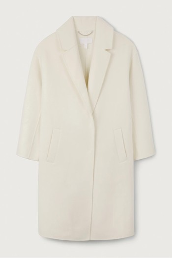 Double-Faced Wool-Rich Layering Coat from The White Company