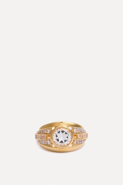 Olive 18kt Gold Vermeil Ring from V BY LAURA VANN