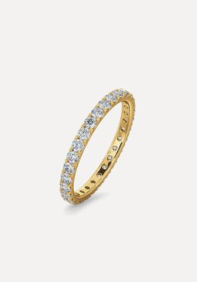 Erin Lab Diamond Eternity Ring 18K Gold