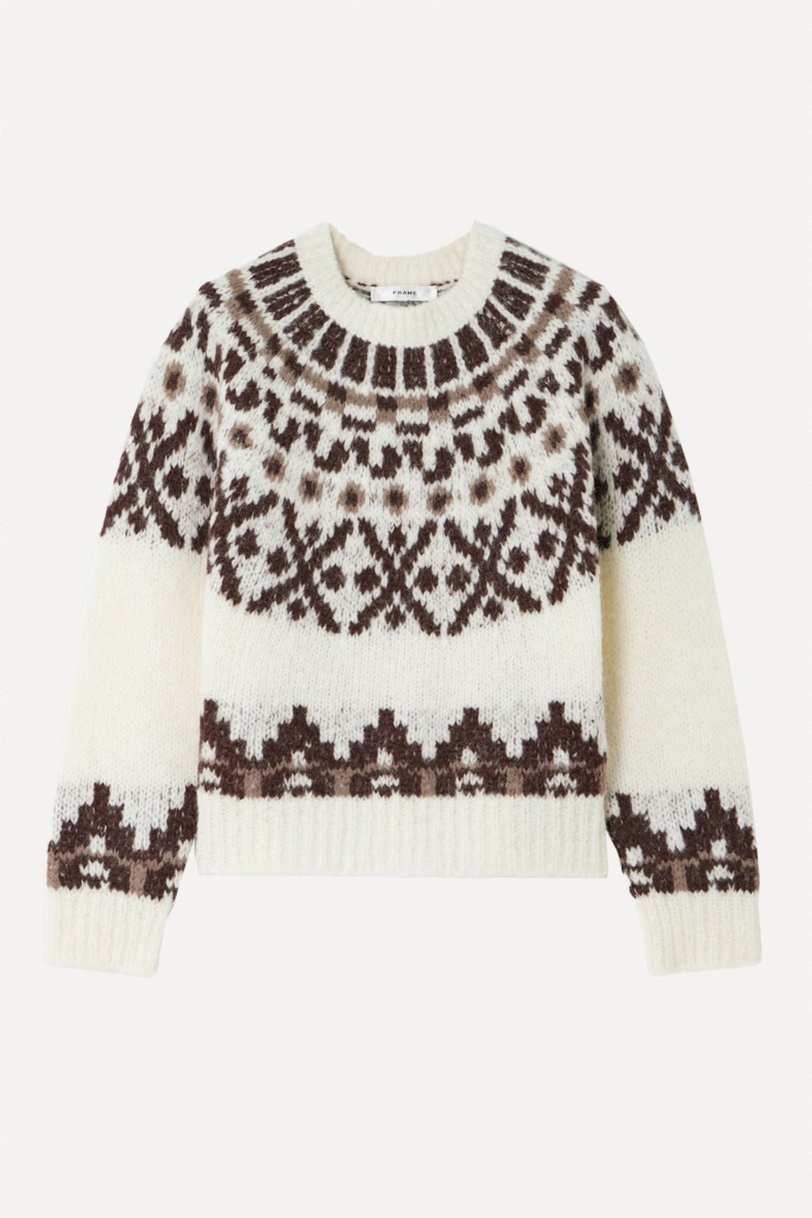 Fair Isle Alpaca-Blend Sweater from FRAME