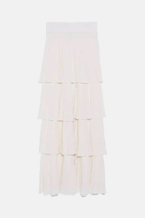 Ruffled Knit Trousers from Zara