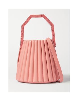 Alez Small Pleated Leather Bucket Bag, £285 | Louise Et Cie