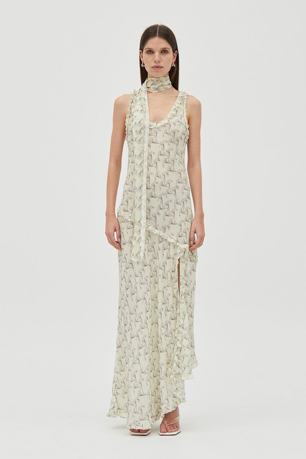 Solace Frill Tank Maxi
