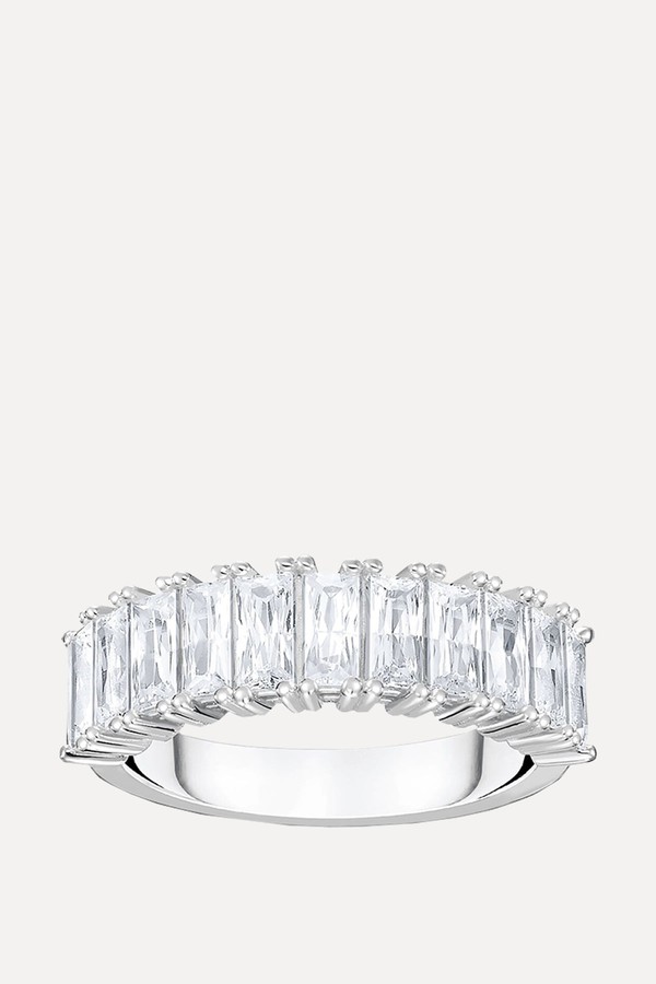 Ring White Stones Pavé Silver from Thomas Sabo