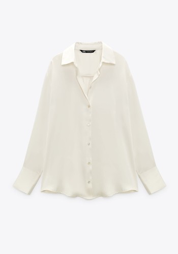 Basic Satin Shirt from Zara