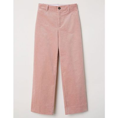 Wide Corduroy Trousers from H&M