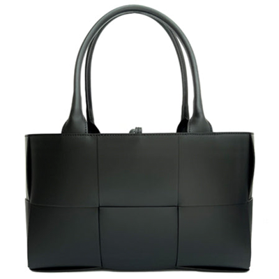 Tori Black Leather Tote