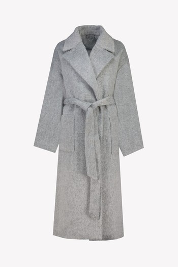 Grey Drawn Trench 