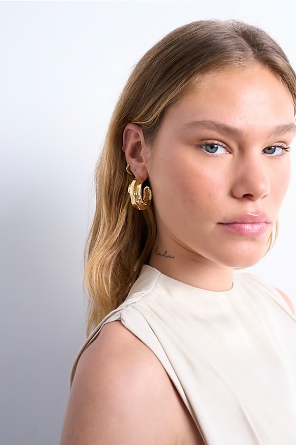 Emily Chunky Hoop Earrings