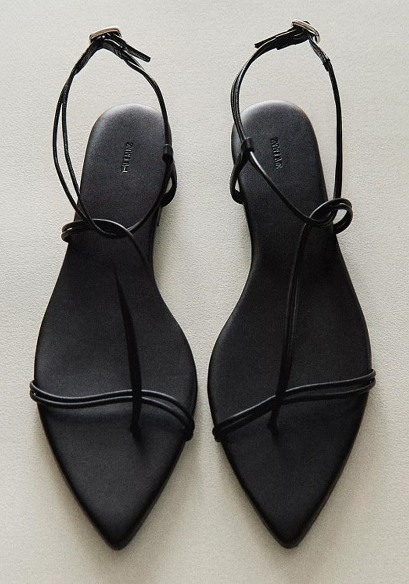 Strappy Leather Sandals 