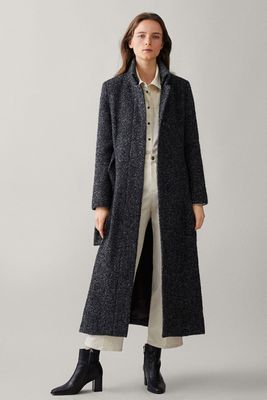 Boucle Belted Coat from Massimo Dutti