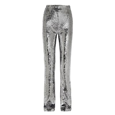 Sequined Crepe Straight-Leg Pants from 16Arlington