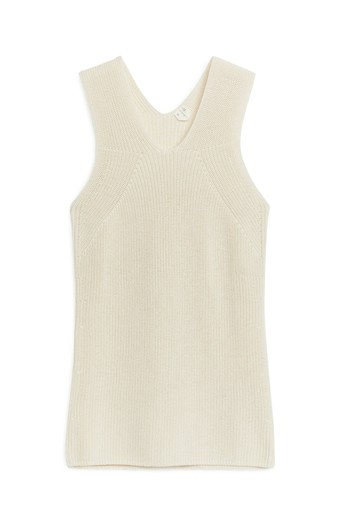 Knitted Sleeveless Top from ARKET