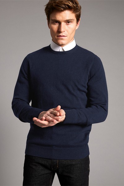 Pure Cashmere Crew Neck Jumper