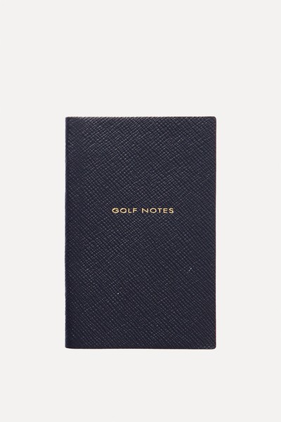 Panama Golf Notes Cross-Grain Leather Notebook from SMYTHSON