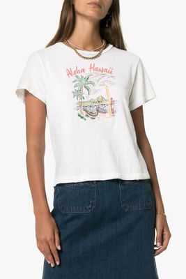 Aloha Hawaii Printed T-Shirt from Re/Done