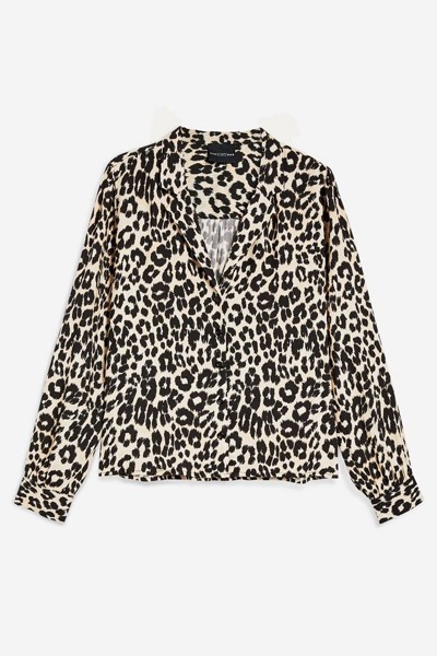 Animal Print Shirt from Topshop