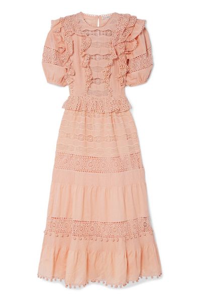 Guinivere Maxi Dress in Peach from Ulla Johnson