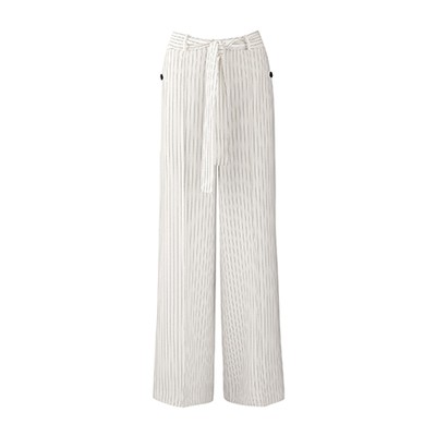 Pinstripe Summer Wide-Leg Trouser from ME+EM