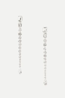 Silver-Tone Crystal Earrings from Magda Butrym