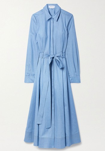 Sola Belted Midi Shirt Dress from Gabriela Hearst