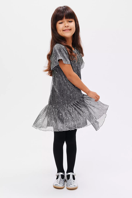 Plisse Sequin Party Dress from John Lewis