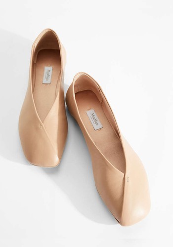 Leather Ballerinas from Max Mara