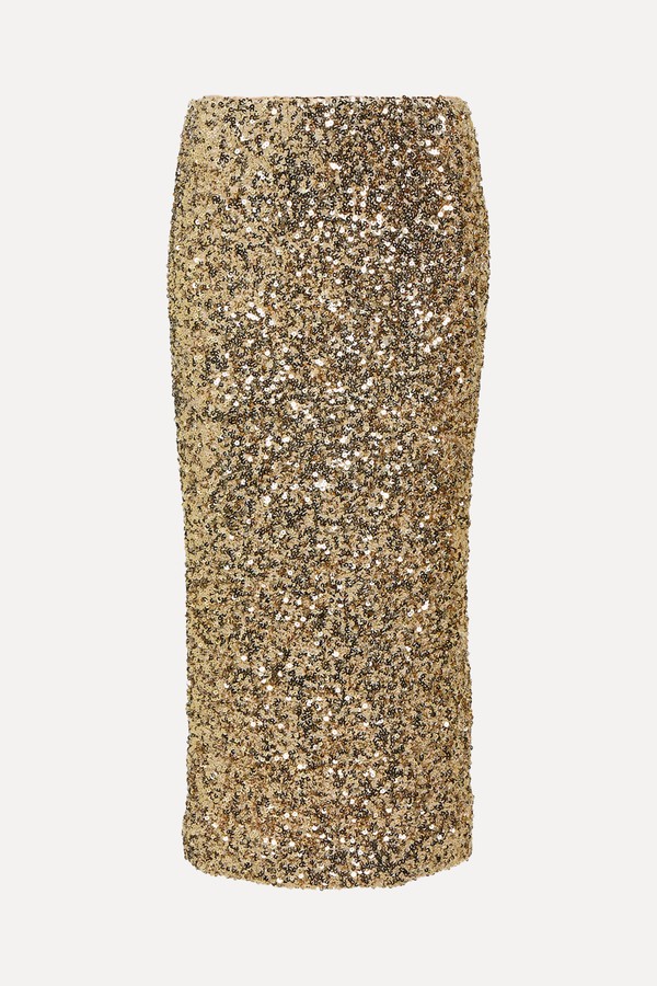 Sequined Midi Skirt from Rotate Birger Christensen