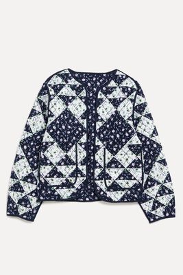 Pure Cotton Reversible Quilted Jacket from Marks & Spencer