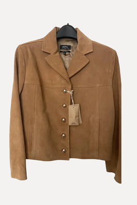 Camel Suede Jacket from Madras By A.P.C