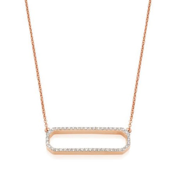 Naida Rectangle Open Necklace