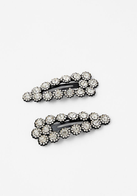 Halo Crystal Hair Clips from Accessorize