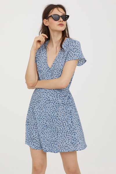 Patterned Wrap Dress from H&M