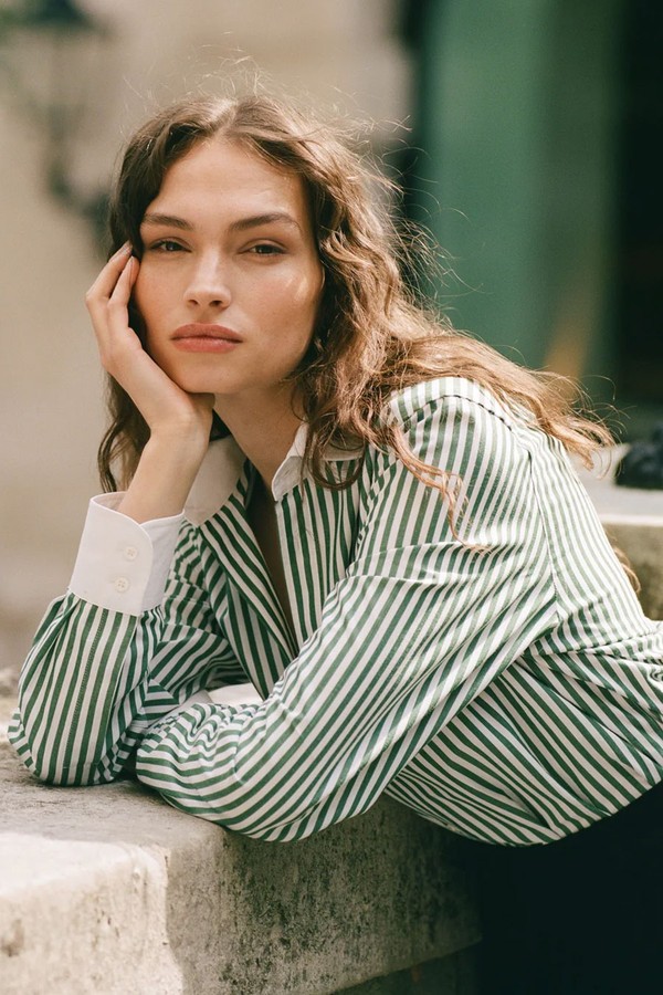 The Boyfriend Contrast Shirt from With Nothing Underneath