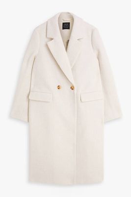 Boucle Textured Longline Coat from John Lewis & Partners
