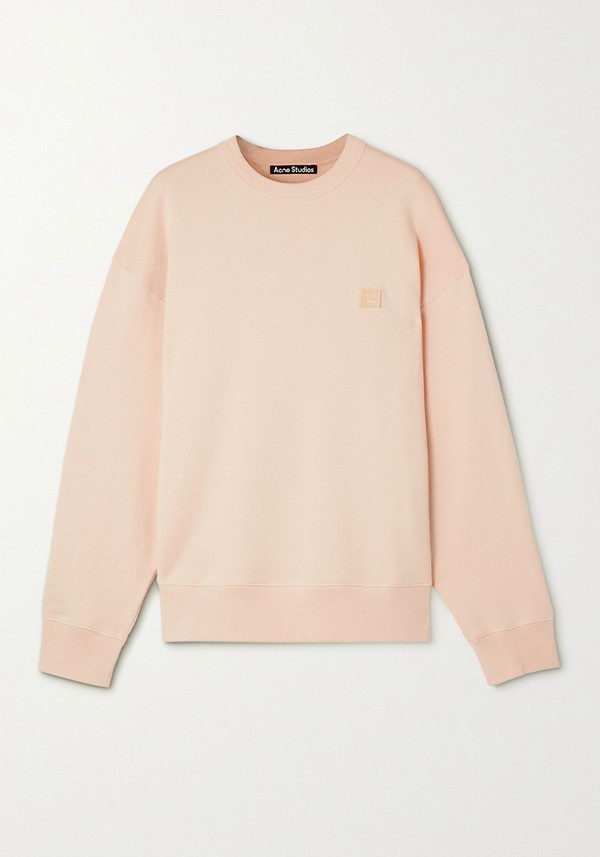 Appliquéd Organic Cotton-Jersey Sweatshirt from Acne Studios