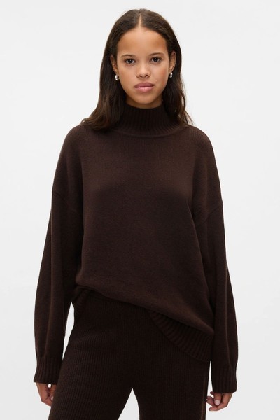 CashSoft Mock Neck Ribbed Knit Jumper from Gap