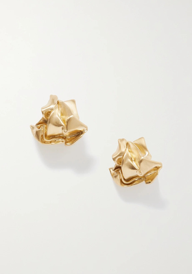 Crunched: A Tale Of Abandoned Legal Strategies Earrings from CompletedWorks