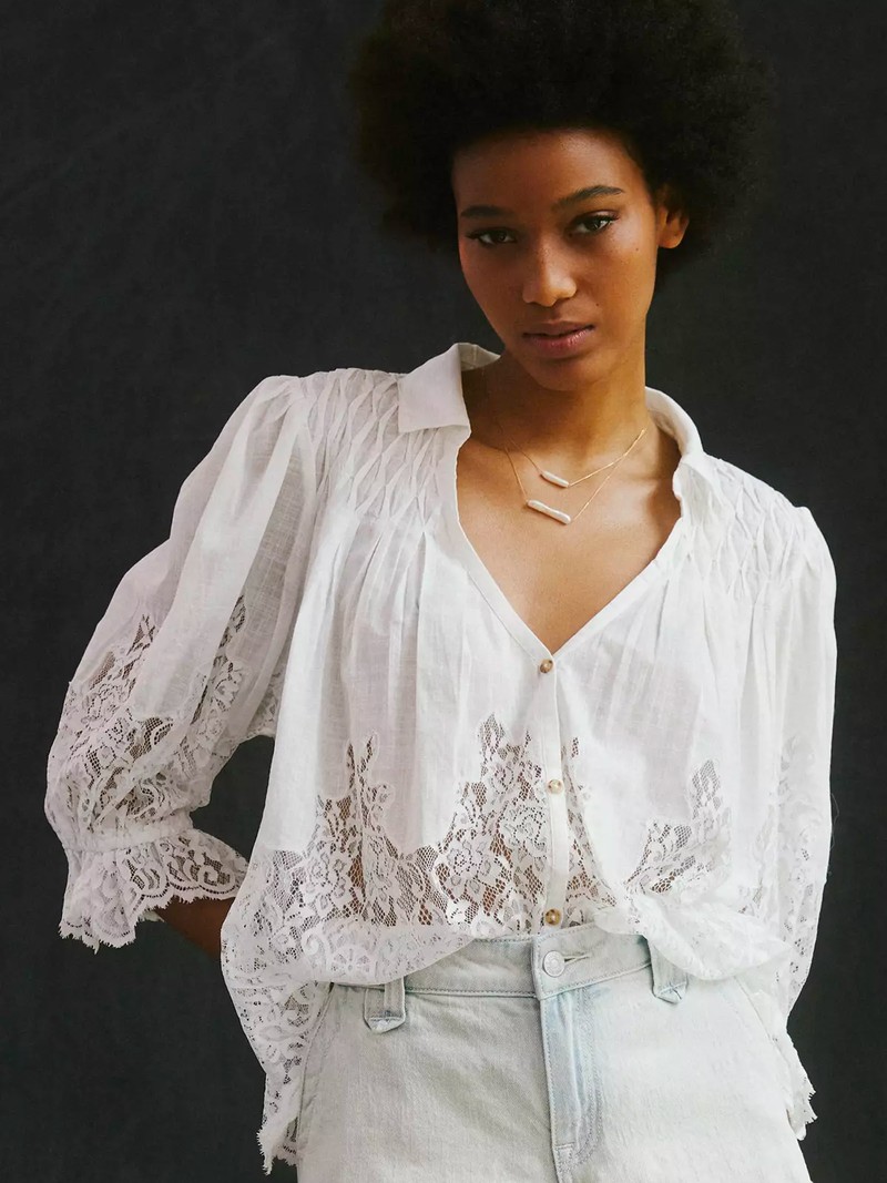 14 White Blouses Under £130