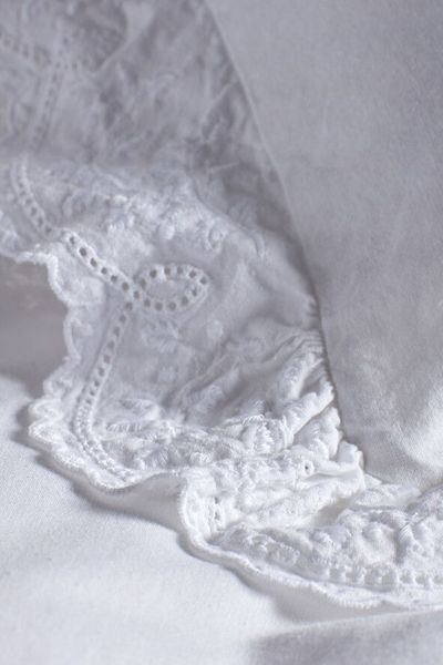 Elsie White Duvet Cover from Secret Linen Store