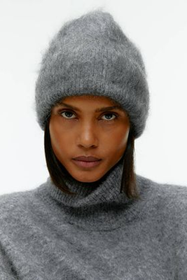 Brushed Mohair Blend Beanie from ARKET