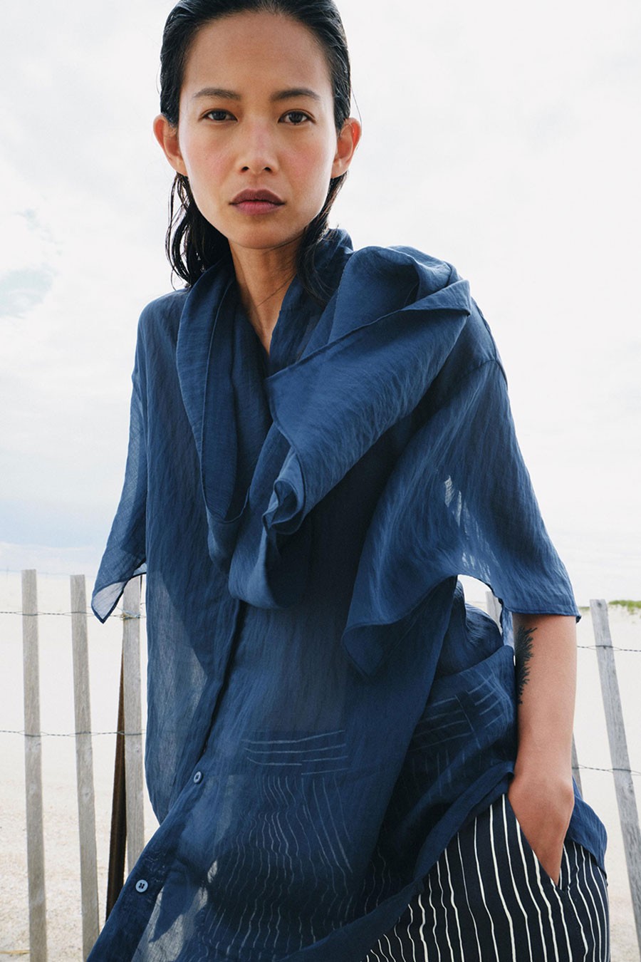 Scarf Shirt from Zara