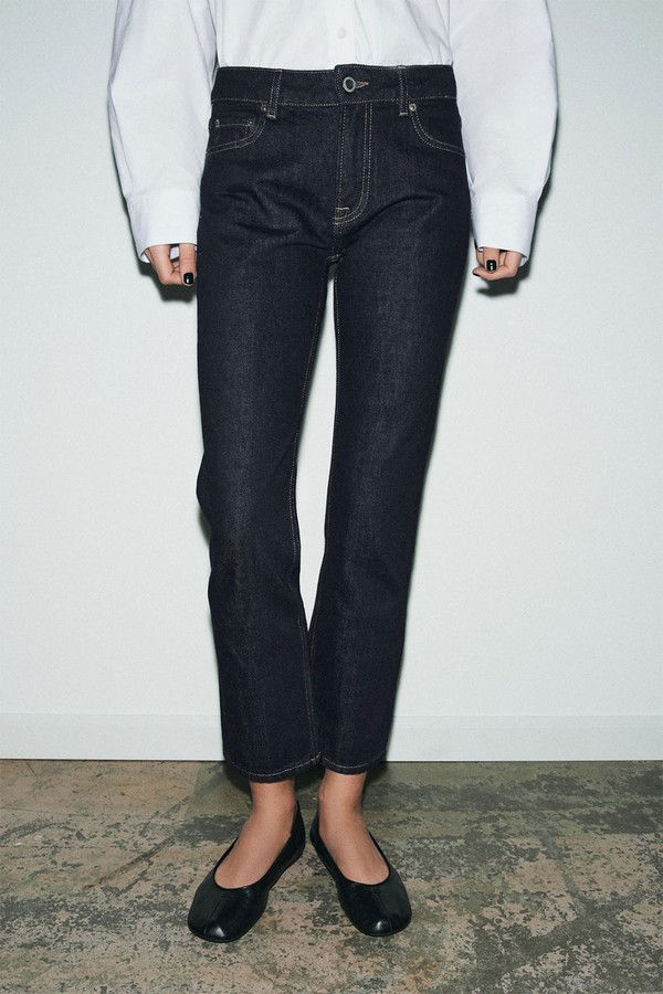 Mid-Waist Cigarette Jeans from Zara