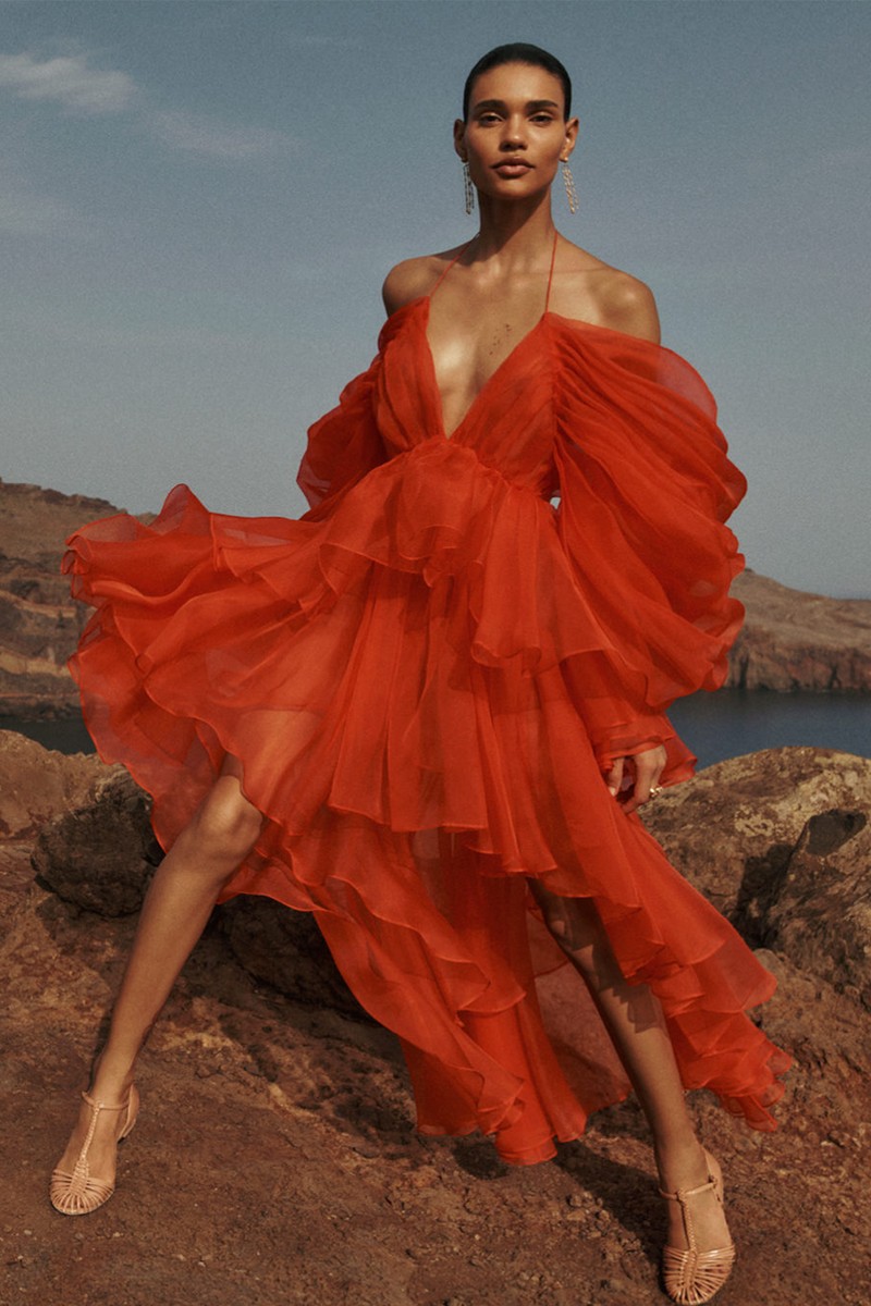 【新品】 シェリエ sheer tweed ruffle mini dress Sweet Like Sequin Tweed Strapless Mini Dress | Windsor