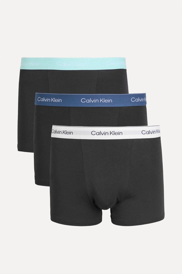 Icon Stretch Cotton Trunks Set Of Three from Calvin Klein