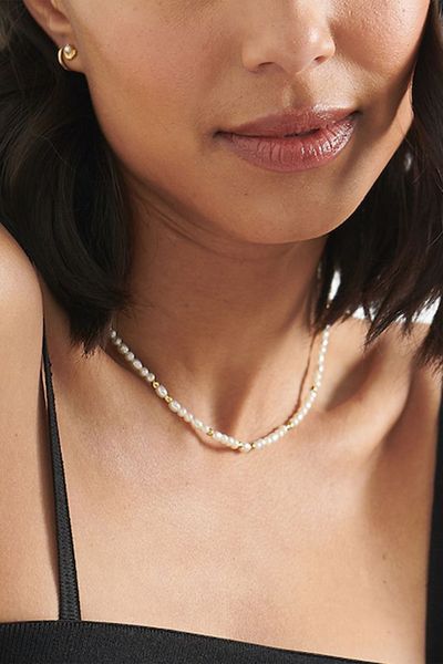 Summer Freshwater Pearl Beaded Necklace, £108 (was £135) |  Edge of Ember 