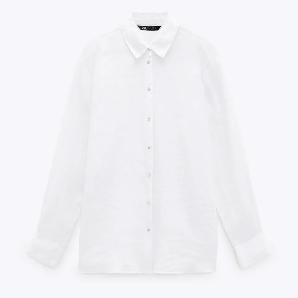 Flowing Linen Shirt from Zara